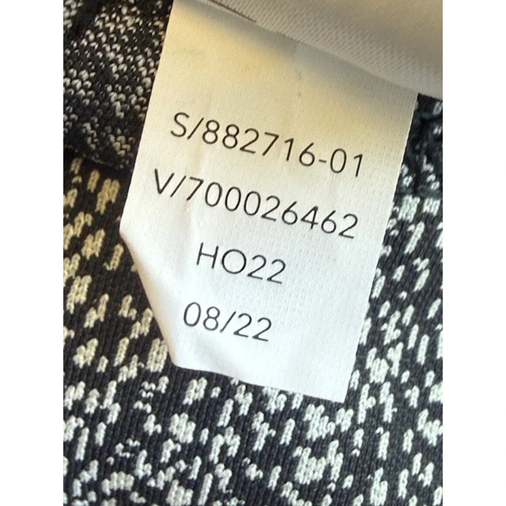 Athleta Delancey Textured Moto Sz M Black White Zip‎ Ankle Leggings - Picture 3 of 10